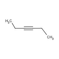 3-Hexyne formula graphical representation