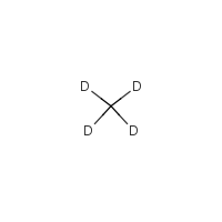 Methane-d4 formula graphical representation