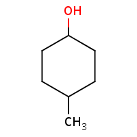 4-Methylcyclohexanol formula graphical representation