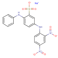 C.I. Acid Orange 3 formula graphical representation