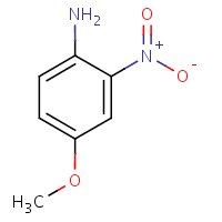 4-Methoxy-2-nitroaniline formula graphical representation