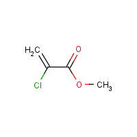Methyl 2-chloroacrylate formula graphical representation