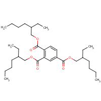 Tris(2-ethylhexyl) trimellitate formula graphical representation