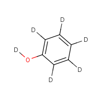 Phenol-d6 formula graphical representation