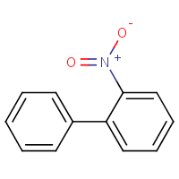 2-Nitrobiphenyl formula graphical representation