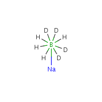Sodium borodeuteride formula graphical representation