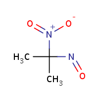 2-Nitroso-2-nitropropane formula graphical representation
