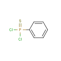 Phenylthionophosphonic dichloride formula graphical representation