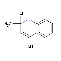 Poly(2,2,4-trimethyl-1,2-dihydroquinoline) formula graphical representation