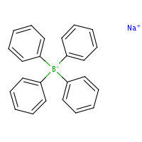 Sodium tetraphenylborate formula graphical representation