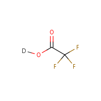 Trifluoroacetic acid-d formula graphical representation
