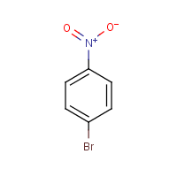 1-Bromo-4-nitrobenzene formula graphical representation