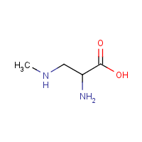 3-(Methylamino)-(DL)-alanine formula graphical representation