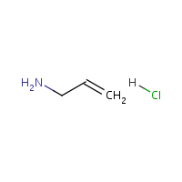 Poly(allylamine hydrochloride) formula graphical representation