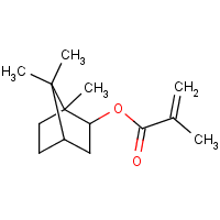 Isobornyl methacrylate formula graphical representation