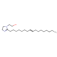 2-(8-Heptadecenyl)-2-imidazoline-1-ethanol formula graphical representation
