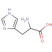 DL-Histidine formula graphical representation