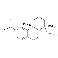 Dehydroabietylamine formula graphical representation