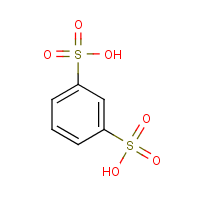 1,3-Benzenedisulfonic acid formula graphical representation