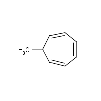 7-Methylcycloheptatriene formula graphical representation