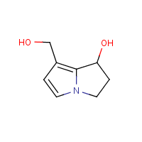 Dehydroheliotridine formula graphical representation