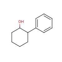 2-Phenylcyclohexanol formula graphical representation
