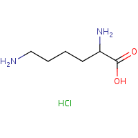 DL-Lysine monohydrochloride formula graphical representation