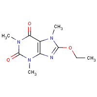 8-Ethoxycaffeine formula graphical representation