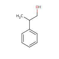 2-Phenylpropanol-1 formula graphical representation