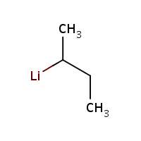 sec-Butyllithium formula graphical representation
