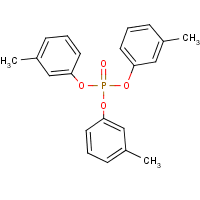 Tri-m-cresyl phosphate formula graphical representation