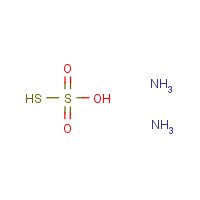 Ammonium thiosulfate formula graphical representation