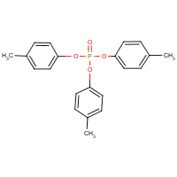 Tri-p-cresyl phosphate formula graphical representation