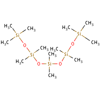Dodecamethylpentasiloxane formula graphical representation