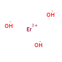 Erbium hydroxide formula graphical representation