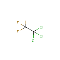 1,1,1-Trichloro-2,2,2-trifluoroethane formula graphical representation
