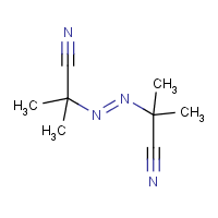 Azobis(isobutyronitrile) formula graphical representation
