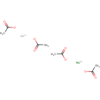 Calcium magnesium acetate formula graphical representation