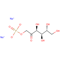 D-Fructose-6-phosphate, disodium salt formula graphical representation