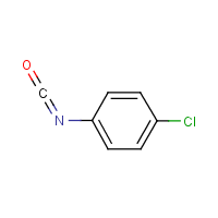 4-Chlorophenyl isocyanate formula graphical representation