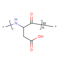Polyaspartic acid formula graphical representation