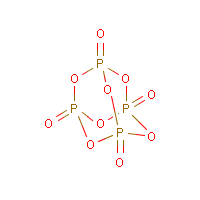 Phosphorus pentoxide formula graphical representation