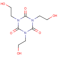 1,3,5-Tris(2-hydroxyethyl) isocyanurate formula graphical representation