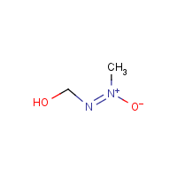 Methylazoxymethanol formula graphical representation