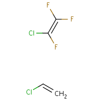 Ethene, 1-chloro-1,2,2-trifluoro-, polymer with chloroethene formula graphical representation