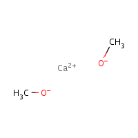 Calcium methylate formula graphical representation