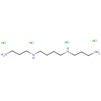 Spermine hydrochloride formula graphical representation