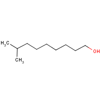 Isodecyl alcohol formula graphical representation