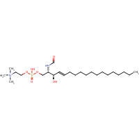 Sphingomyelin formula graphical representation