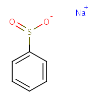 Sodium benzenesulfinate formula graphical representation